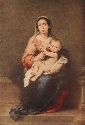 MURILLO, Bartolome Esteban Madonna and Child eryt4 Sweden oil painting reproduction